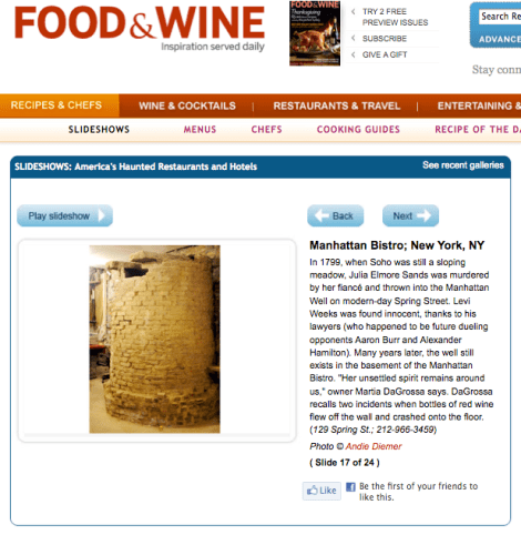 america's haunted restaurants and hotels